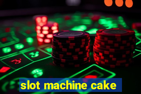 slot machine cake