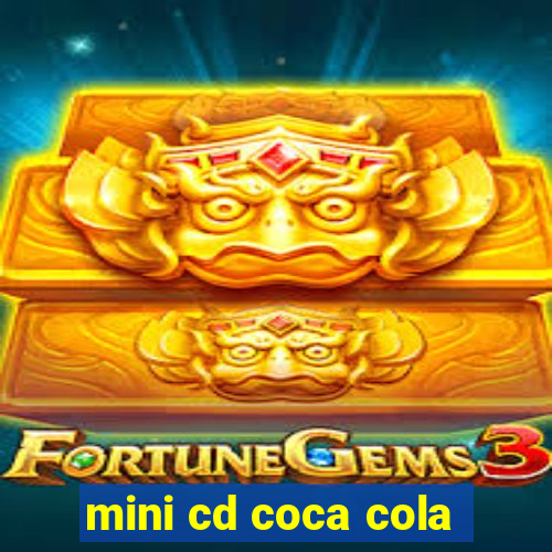 mini cd coca cola