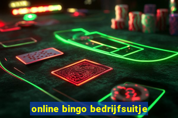 online bingo bedrijfsuitje