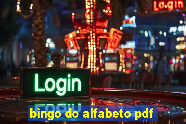 bingo do alfabeto pdf