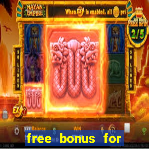 free bonus for online casino