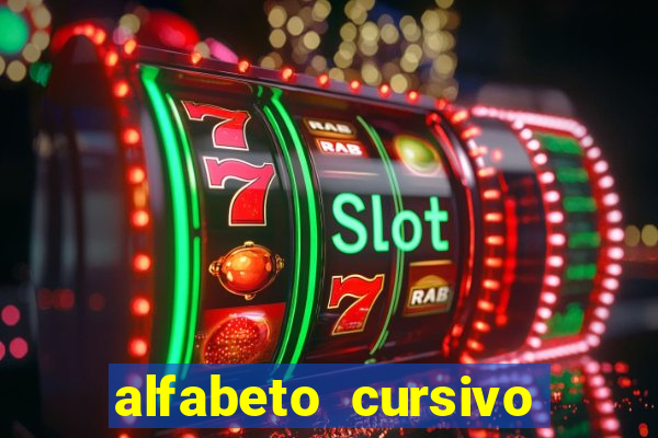 alfabeto cursivo pontilhado para imprimir pdf