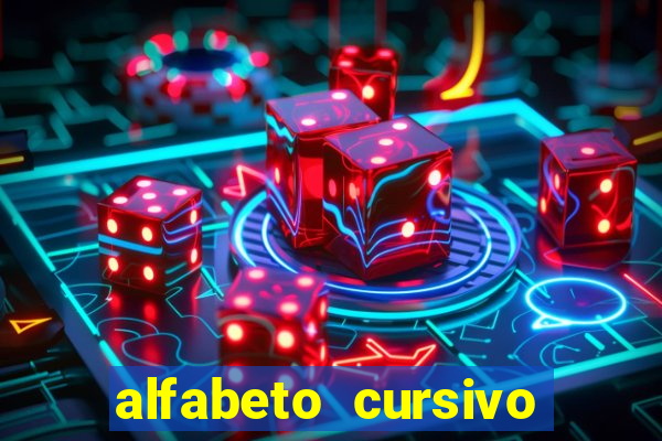 alfabeto cursivo pontilhado para imprimir pdf