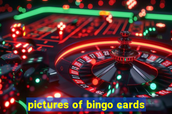 pictures of bingo cards