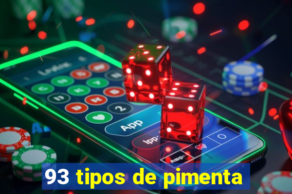 93 tipos de pimenta