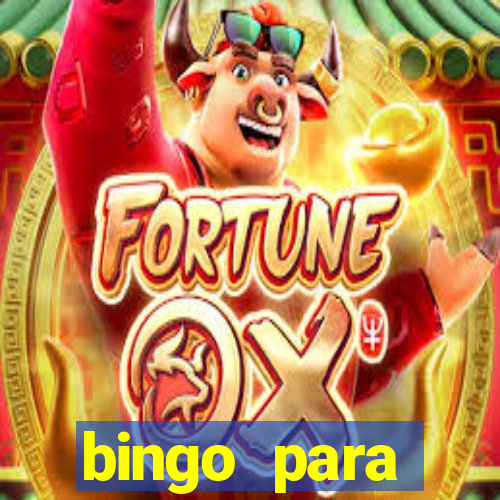 bingo para despedida de solteira para imprimir