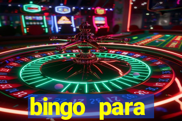 bingo para despedida de solteira para imprimir