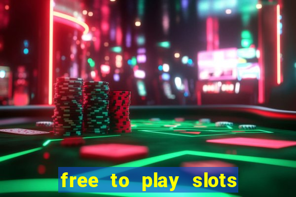 free to play slots online no download