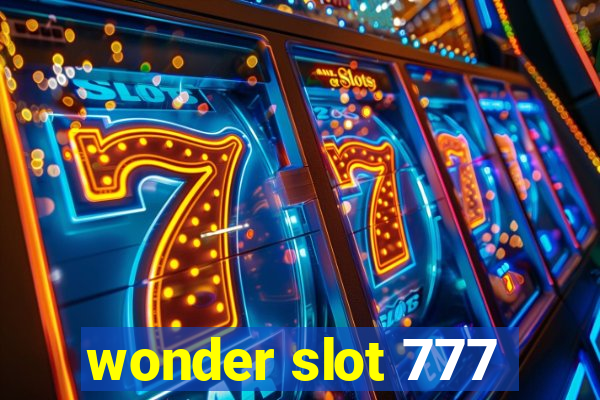 wonder slot 777