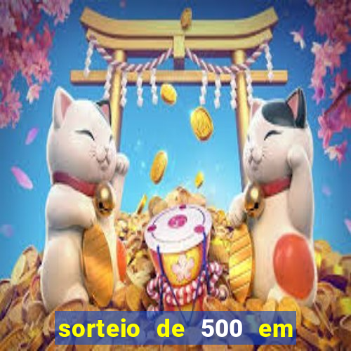 sorteio de 500 em cash toda segunda feira novibet como funciona