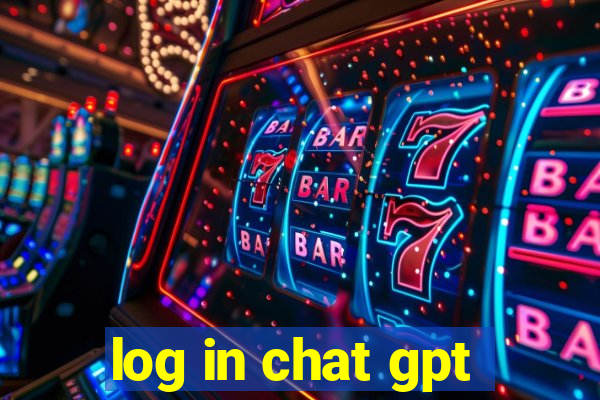 log in chat gpt