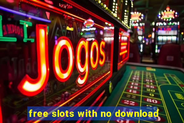 free slots with no download