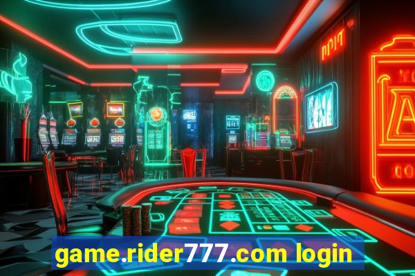 game.rider777.com login