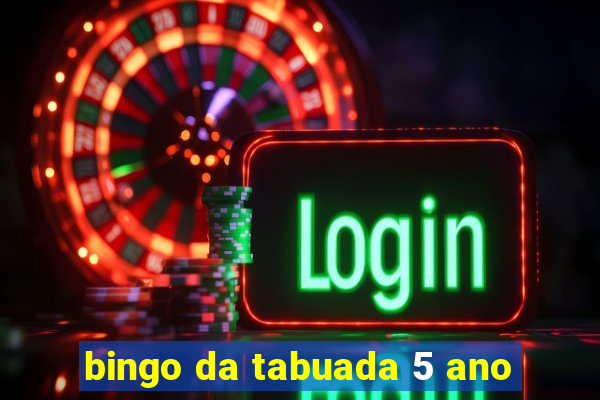 bingo da tabuada 5 ano