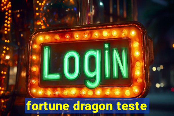 fortune dragon teste