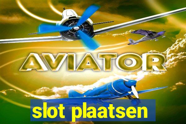 slot plaatsen