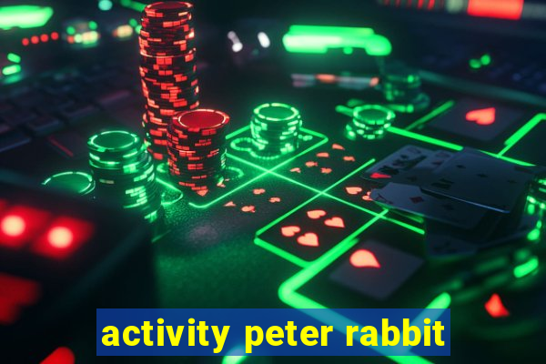 activity peter rabbit