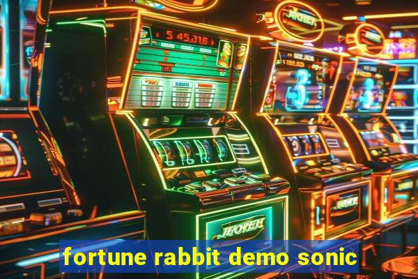 fortune rabbit demo sonic