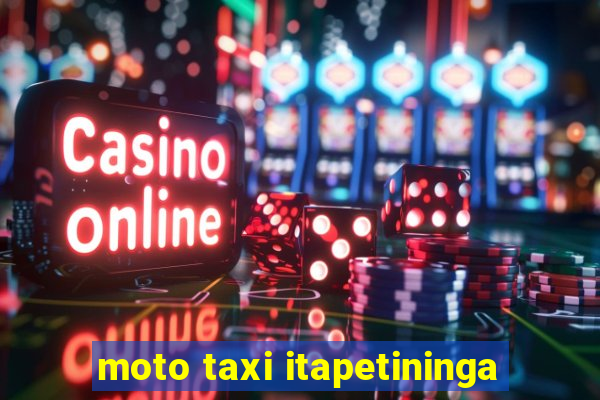 moto taxi itapetininga