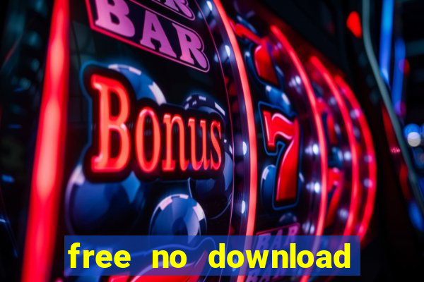 free no download casino slots