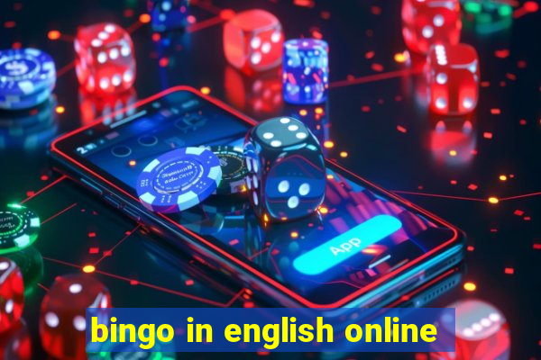 bingo in english online