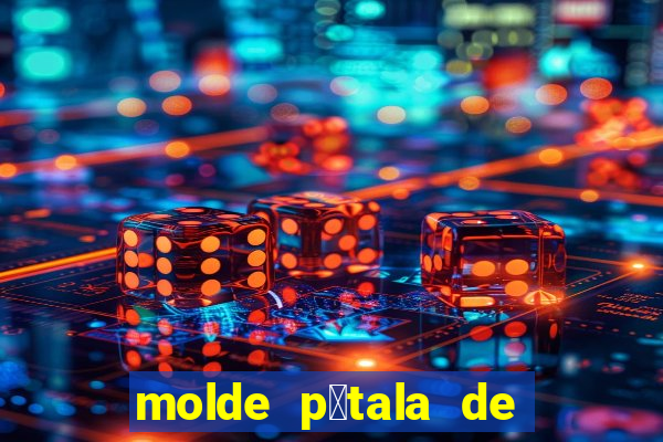 molde p茅tala de flor grande