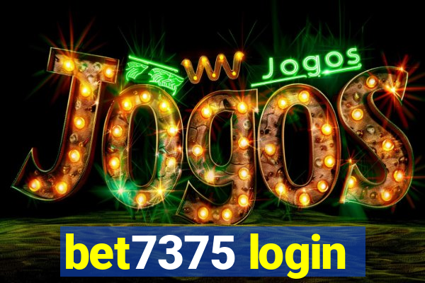 bet7375 login