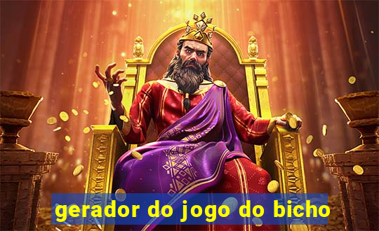 gerador do jogo do bicho