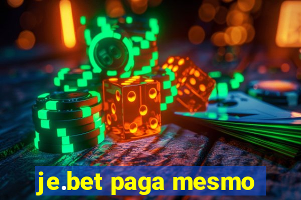 je.bet paga mesmo