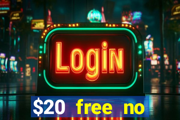 $20 free no deposit casino us