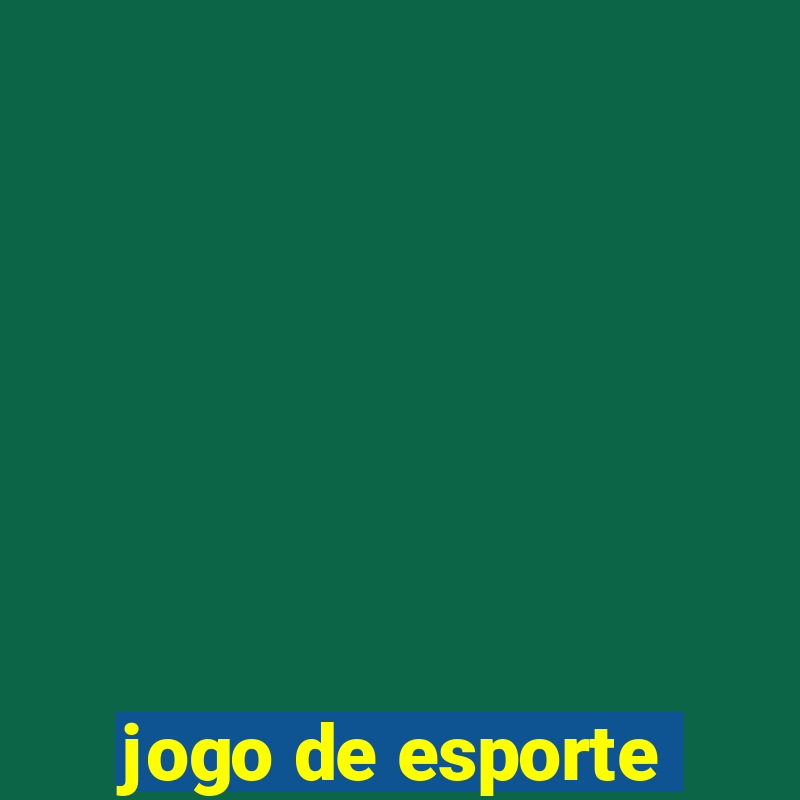 jogo de esporte