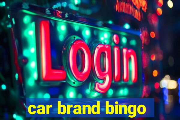 car brand bingo