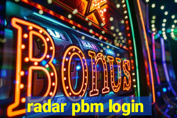 radar pbm login