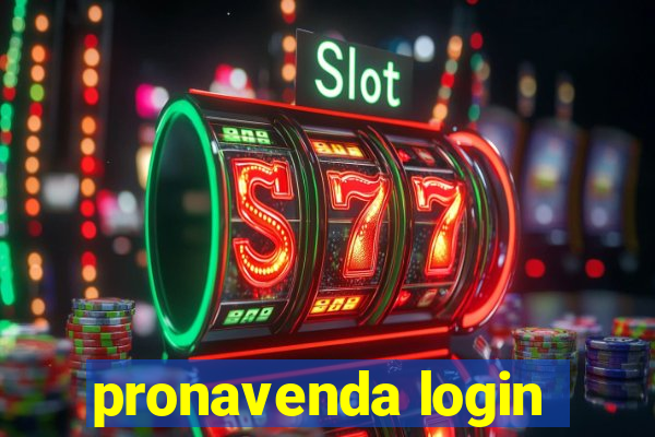 pronavenda login