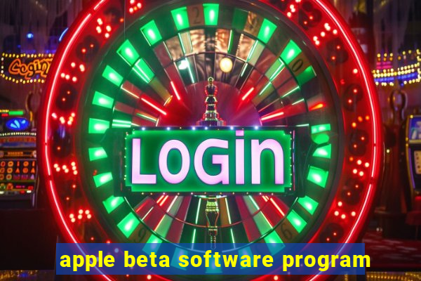 apple beta software program