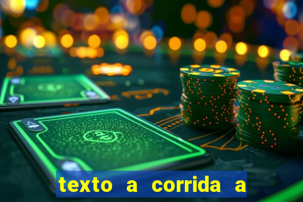 texto a corrida a lagarta lili