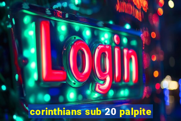 corinthians sub 20 palpite