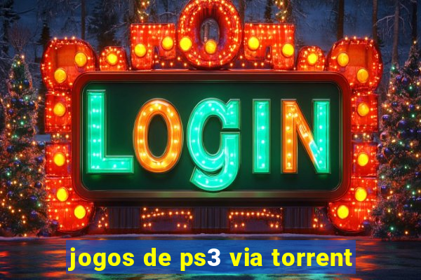 jogos de ps3 via torrent