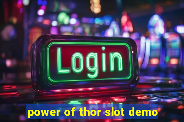 power of thor slot demo