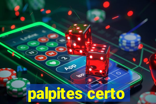 palpites certo