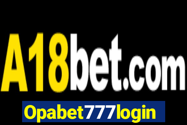 Opabet777login