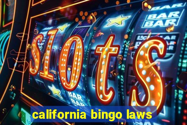 california bingo laws