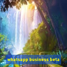 whatsapp business beta