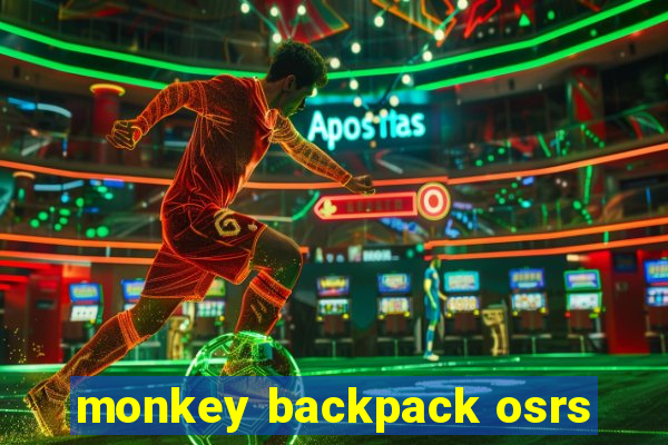 monkey backpack osrs