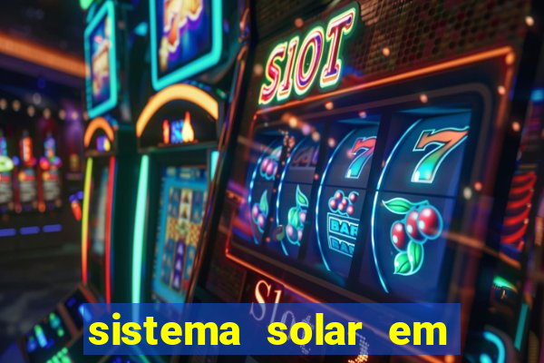 sistema solar em tempo real