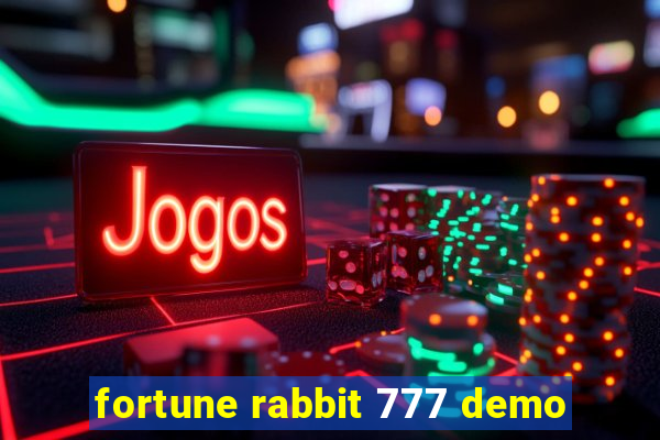 fortune rabbit 777 demo