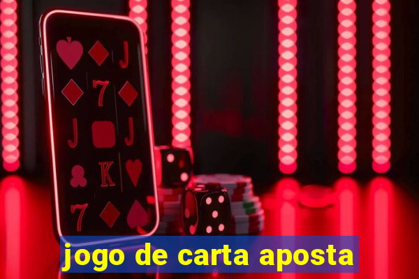 jogo de carta aposta