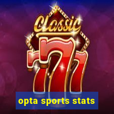 opta sports stats