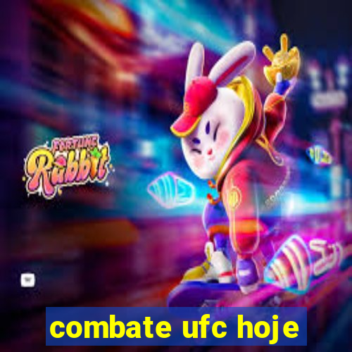 combate ufc hoje