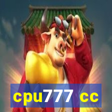 cpu777 cc